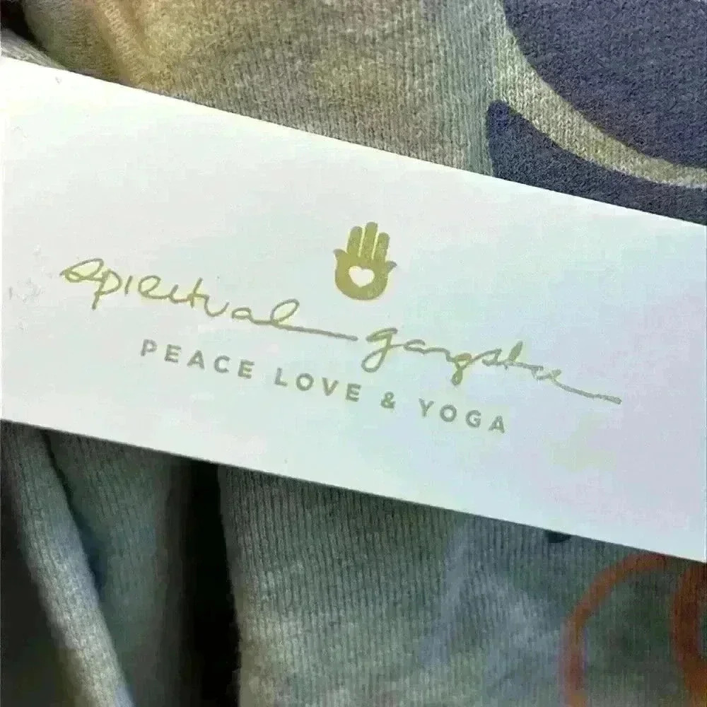Spiritual Gangster NWT Gratitude SlubTerry Raglan Zip Hoodie OatmealHeather Sz S - Picture 14 of 15